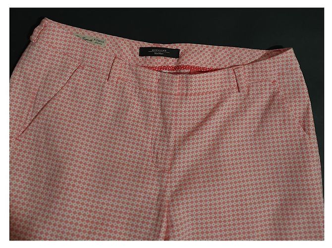 Weekend Max Mara Gemusterte Hose Rosa Pink Weiß - Ansicht 3