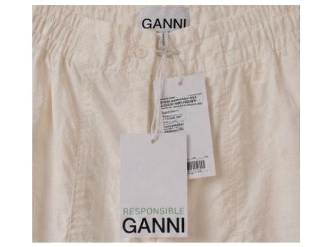 Ganni Pantalones Cargo Beige - vista 9