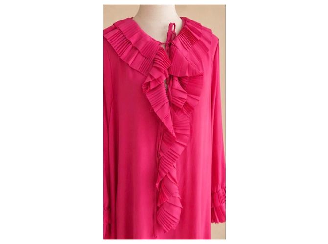 Autre Marque P.A.R.O.S.H. Ruffled Maxi Dress - Pink - view 3