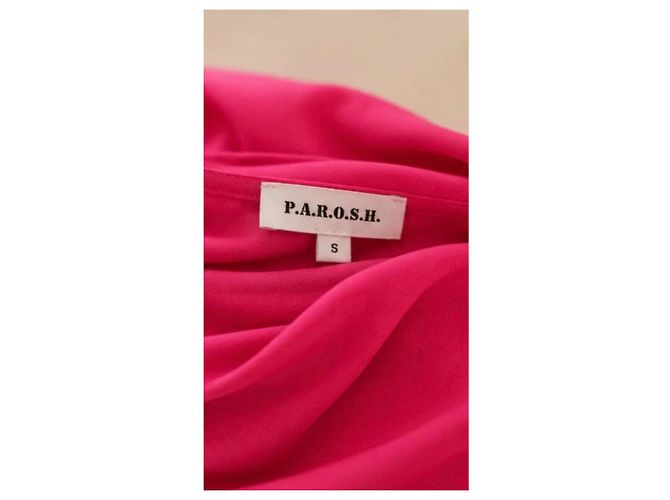 Autre Marque P.A.R.O.S.H. Ruffled Maxi Dress - Pink - view 5