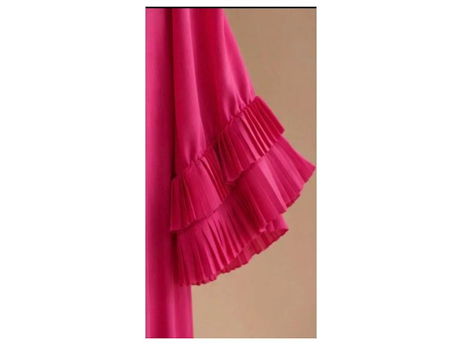 Autre Marque P.A.R.O.S.H. Ruffled Maxi Dress - Pink - view 7