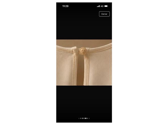 See By Chloé Beige Polyester-Kleid mit Rüschen Roh - Ansicht 5
