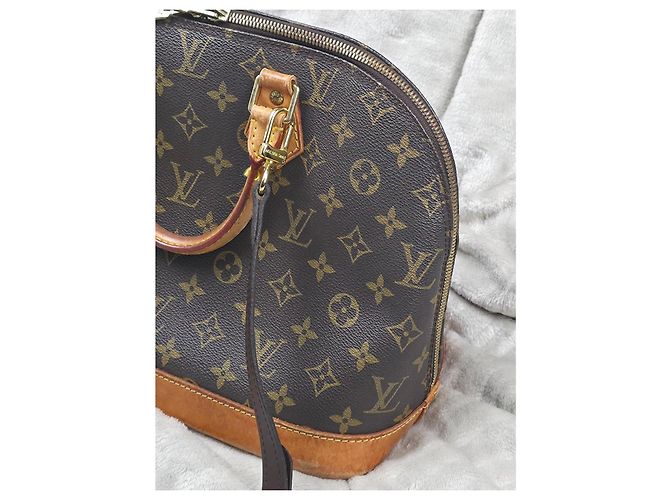 Louis Vuitton Alma in tela Monogram Marrone Monogramma - vista 2