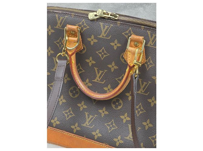 Louis Vuitton Alma in tela Monogram Marrone Monogramma - vista 3