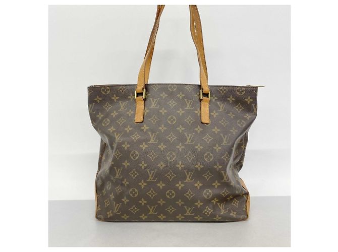 Borsa Tote Louis Vuitton Monogram Cabas Mezzo Marrone - vista 11