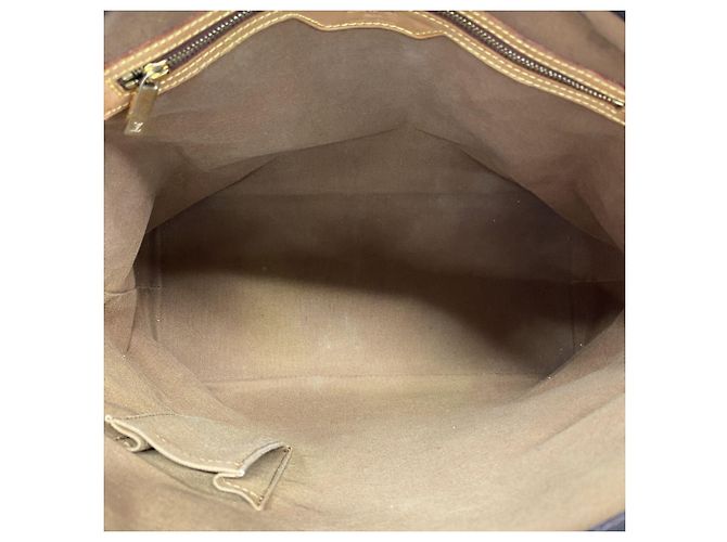 Borsa Tote Louis Vuitton Monogram Cabas Mezzo Marrone - vista 4