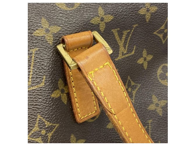 Borsa Tote Louis Vuitton Monogram Cabas Mezzo Marrone - vista 9