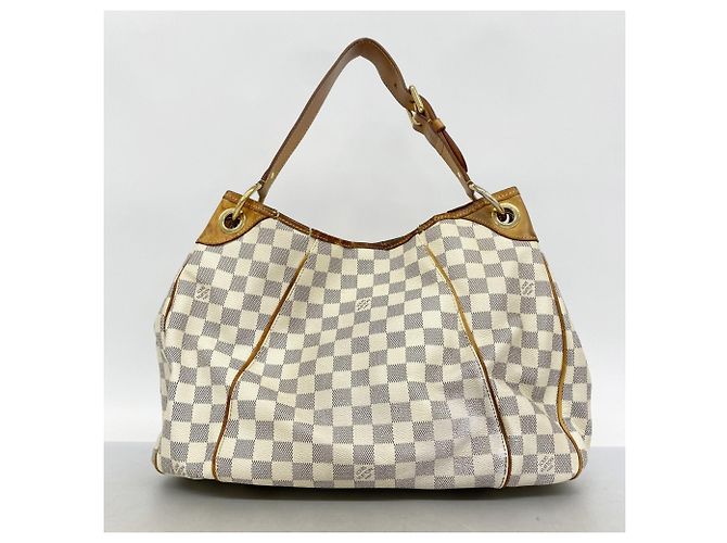 Borsa a Spalla Louis Vuitton Damier Azur Galliera PM Bianco - vista 11