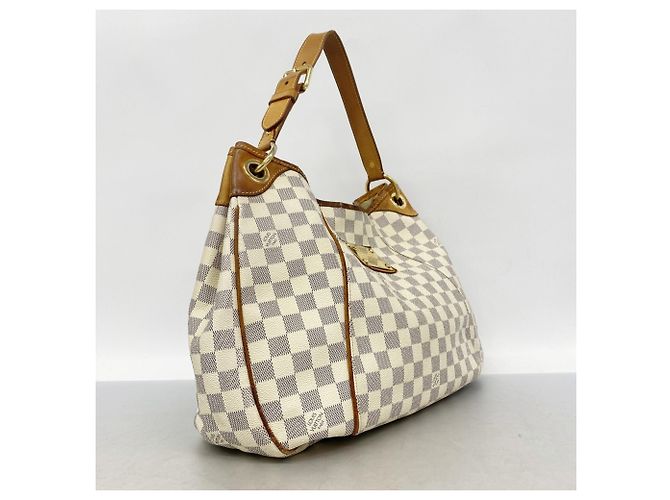 Borsa a Spalla Louis Vuitton Damier Azur Galliera PM Bianco - vista 2