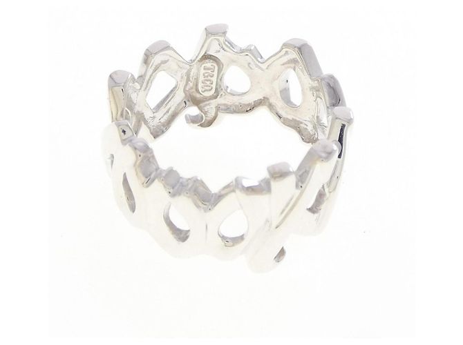Tiffany & Co Tiffany Kiss Ring - Gold Silber 925 Ring Golden - Ansicht 3
