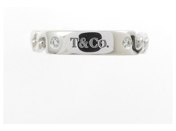 Tiffany & Co Anello Tiffany HardWear Micro Link in oro bianco - vista 2