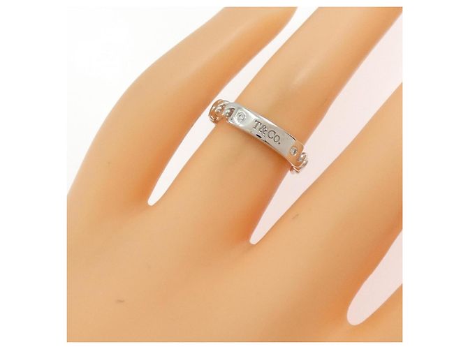 Tiffany & Co Anello Tiffany HardWear Micro Link in oro bianco - vista 4