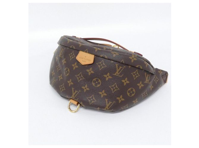 Borsa a tracolla Louis Vuitton Monogram Bumbag Marrone - vista 3