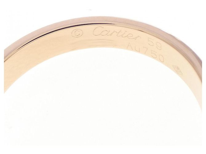 Anello Mini Love di Cartier in oro rosa 18K - vista 3