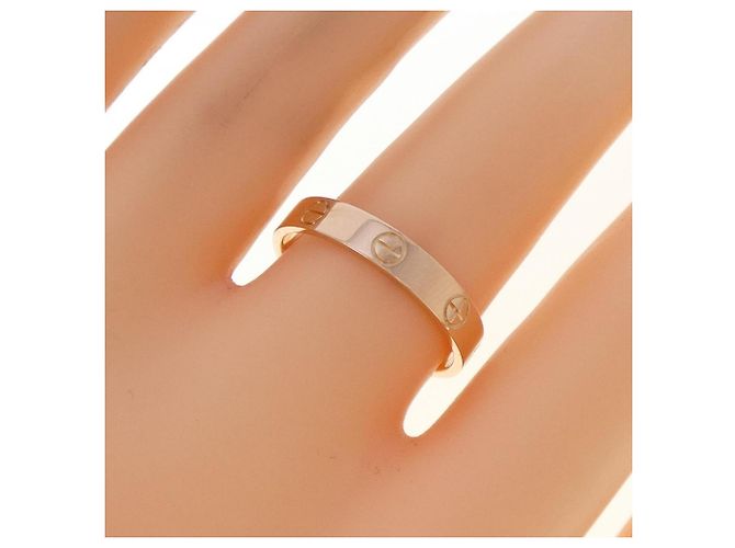 Anello Mini Love di Cartier in oro rosa 18K - vista 4