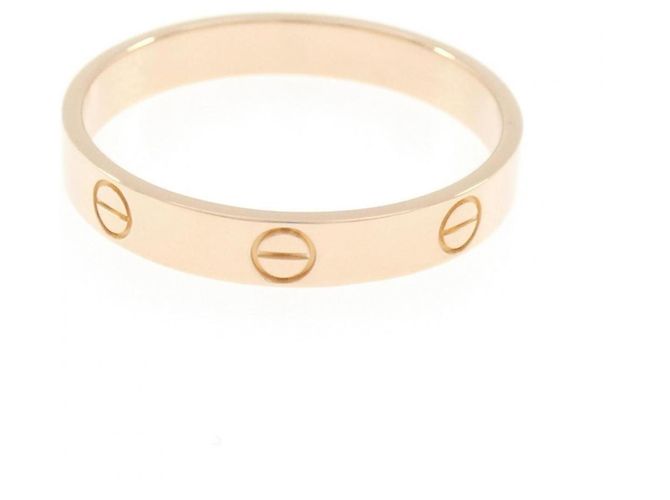 Anello Mini Love di Cartier in oro rosa 18K - vista 2