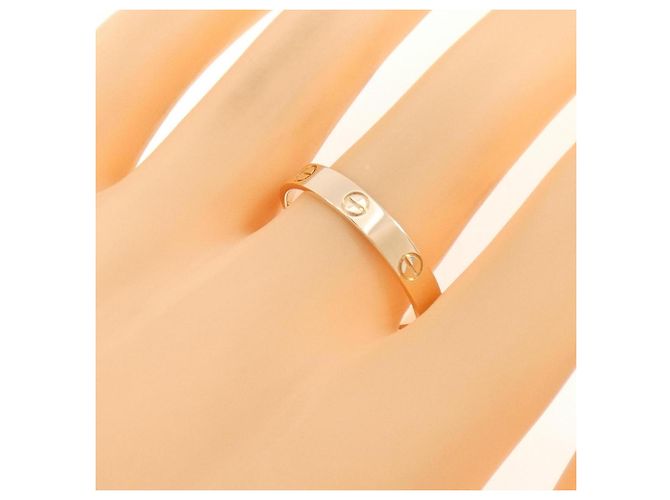 Anello Mini Love di Cartier in oro rosa 18K - vista 4