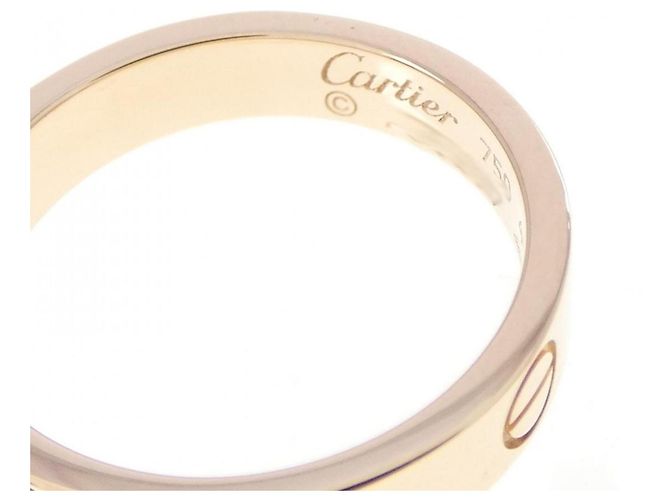 Anello Mini Love di Cartier in oro rosa 18K - vista 3