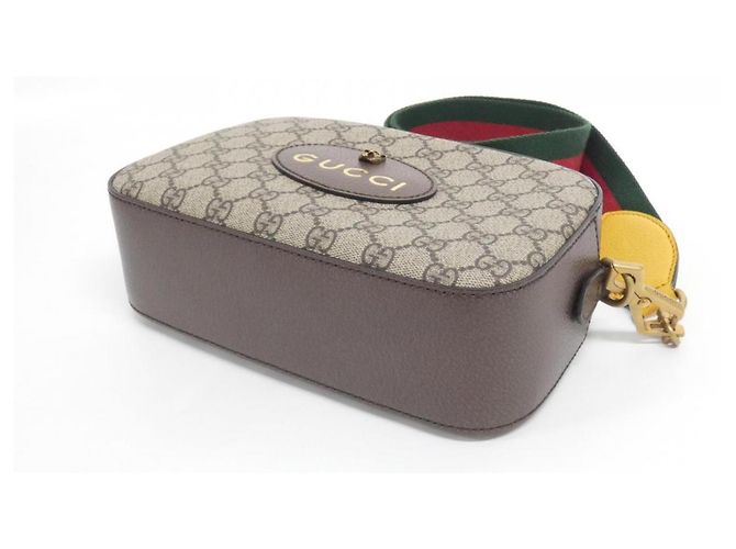 Gucci NEO VINTAGE Schultertasche Braun Beige - Ansicht 3