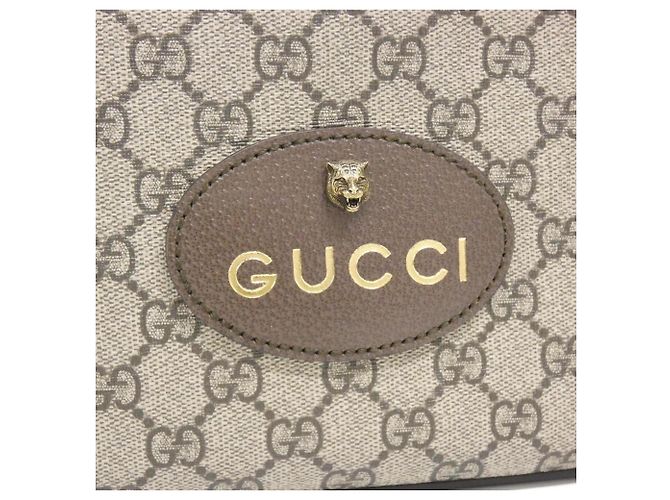 Gucci NEO VINTAGE Schultertasche Braun Beige - Ansicht 5