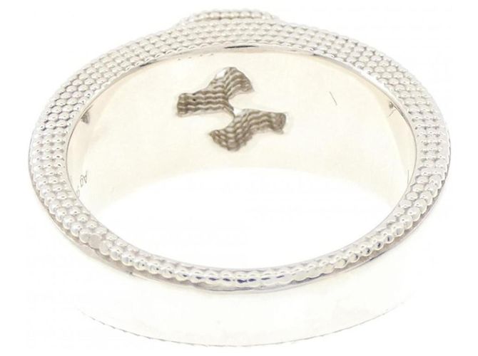 Anello a fascia in argento con Interlocking G Gucci - vista 3