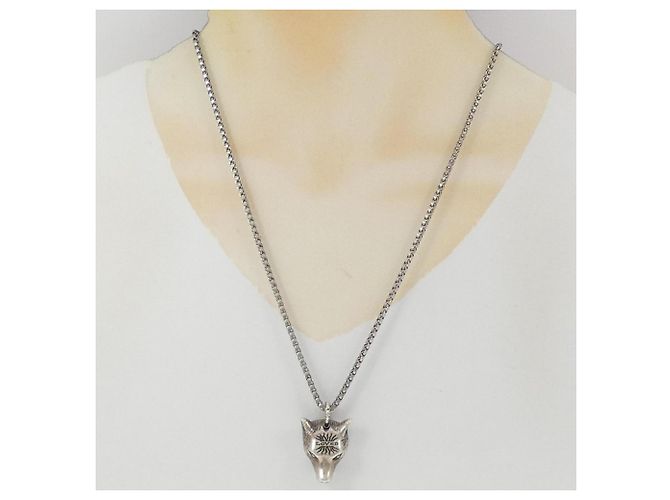 Collana testa di lupo Gucci - vista 6