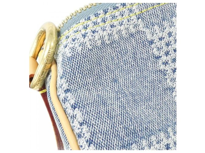Borsa Louis Vuitton Damier Denim 3D Speedy Bandoulière - vista 5