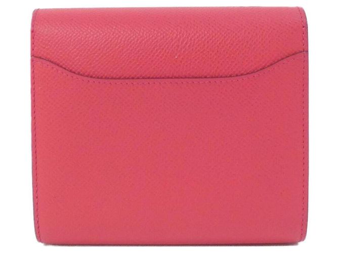 Hermès Portafoglio Compatto Constance Hermes Rosa - vista 2