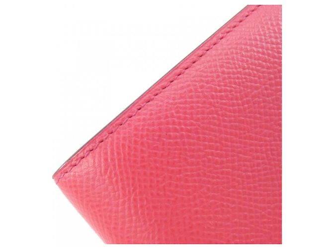 Hermès Portafoglio Compatto Constance Hermes Rosa - vista 3