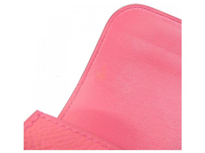 Hermès Portafoglio Compatto Constance Hermes Rosa - vista 8