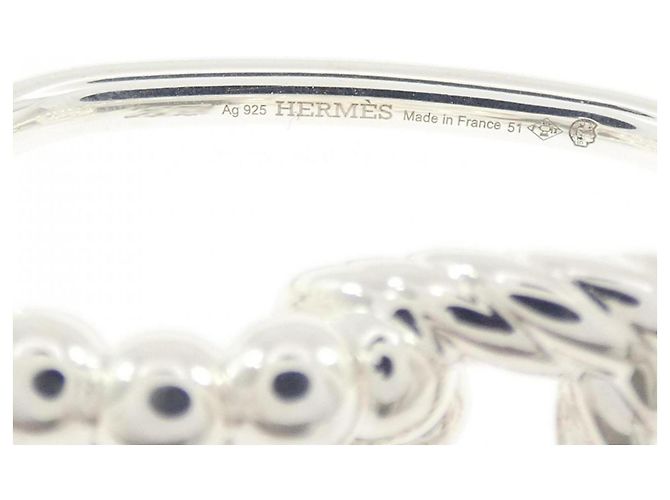 Hermès Chaine d'Ancre Area II Ring Silber - Ansicht 4