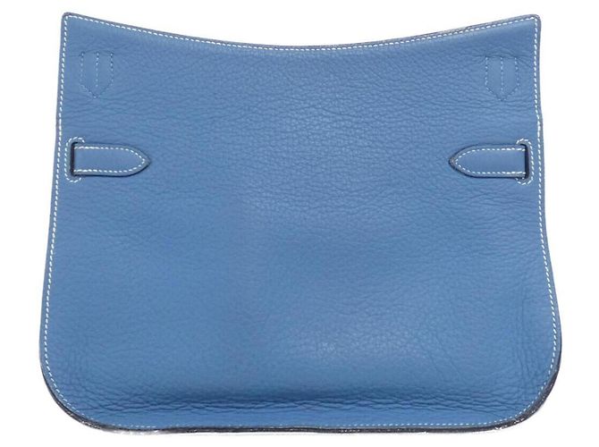Hermès Borsa a tracolla Hermes Jypsiere 28cm Blu - vista 2