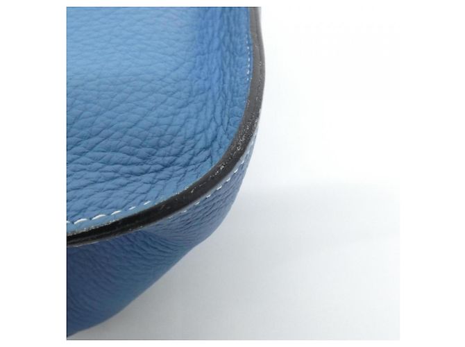 Hermès Borsa a tracolla Hermes Jypsiere 28cm Blu - vista 3