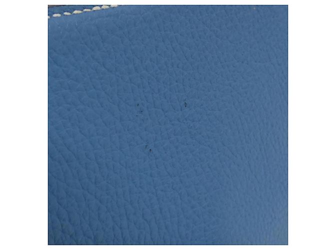 Hermès Borsa a tracolla Hermes Jypsiere 28cm Blu - vista 4
