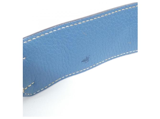 Hermès Borsa a tracolla Hermes Jypsiere 28cm Blu - vista 7