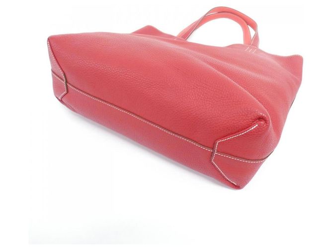 Hermès Bolsa Hermes Double Sens em Rose Jaipur e Rouge Casaque Rosa Vermelho - vista 3