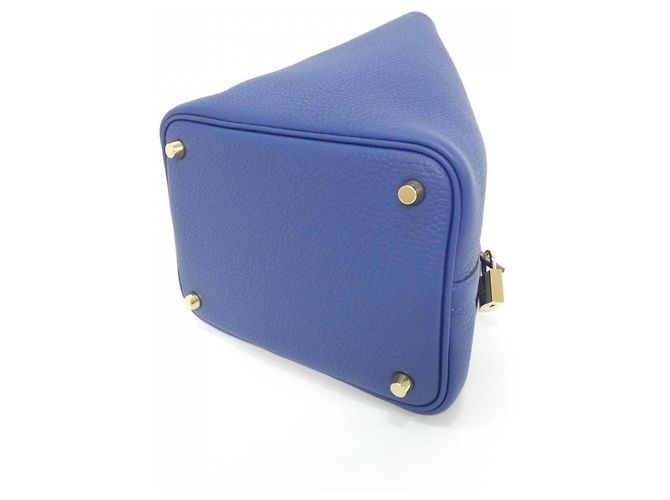 Hermès Hermes Picotin Lock PM Handtasche Blau - Ansicht 2