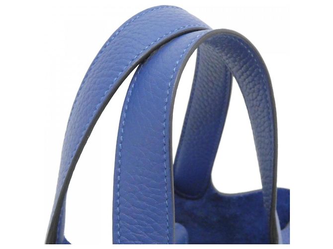 Hermès Hermes Picotin Lock PM Handtasche Blau - Ansicht 5
