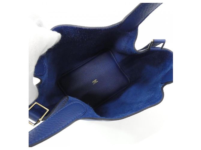 Hermès Hermes Picotin Lock PM Handtasche Blau - Ansicht 6