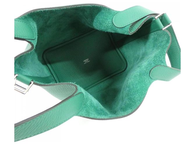 Hermès Bolso Hermes Picotin Lock PM Verde claro - vista 6