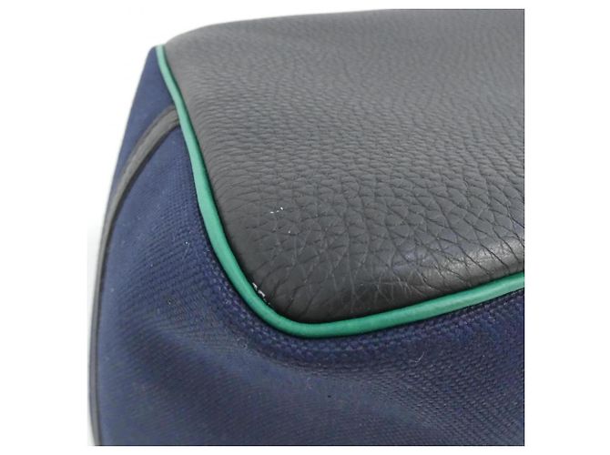 Hermès Hermes Pure Sangle Handtasche Schwarz Blau Hellgrün - Ansicht 3