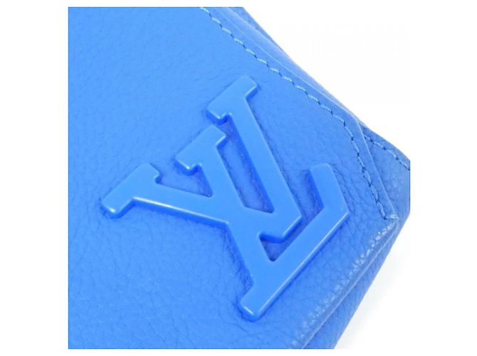 Borsa a tracolla Louis Vuitton LV Aerogram Takeoff Blu - vista 7
