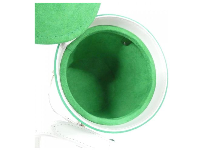 Borsa Louis Vuitton LV Paint Can Bianco Verde - vista 7