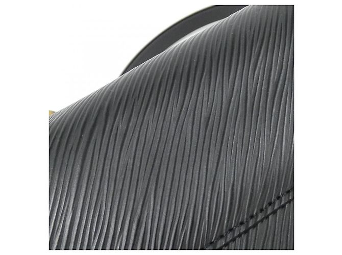 Borsa a tracolla Louis Vuitton Epi Twist MM Nero - vista 6