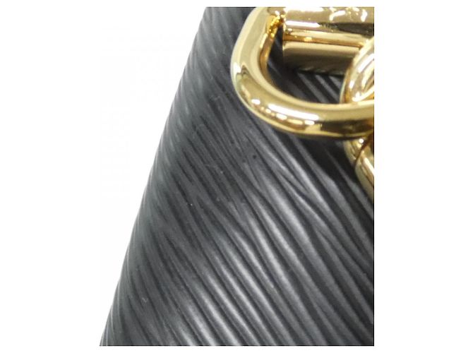 Borsa a tracolla Louis Vuitton Epi Twist MM Nero - vista 7