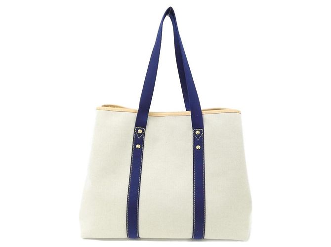 Borsa Escale Louis Vuitton Bianco Blu - vista 2