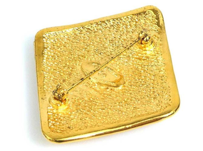 Spilla in metallo dorato Chanel D'oro - vista 4