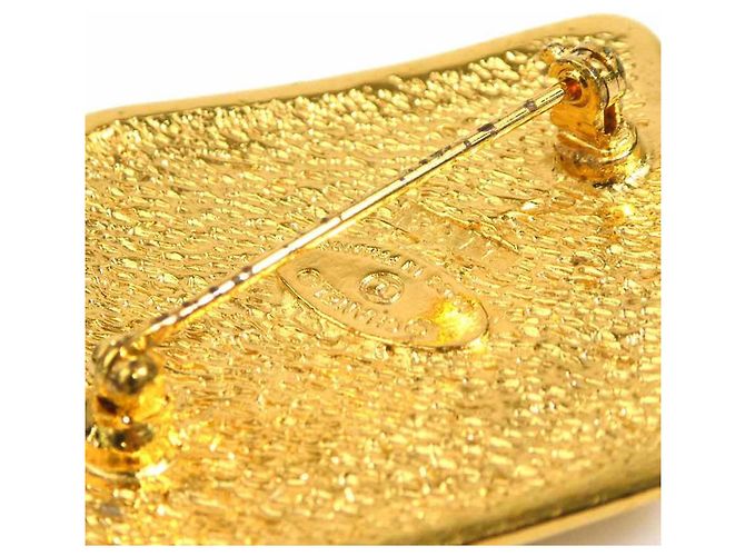 Spilla in metallo dorato Chanel D'oro - vista 6