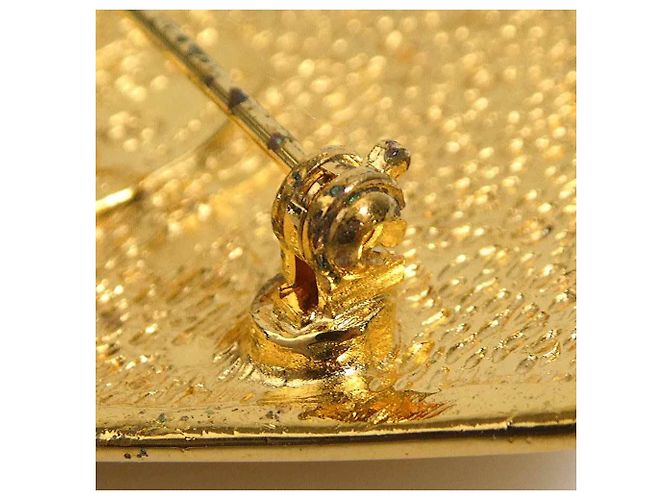 Spilla in metallo dorato Chanel D'oro - vista 7