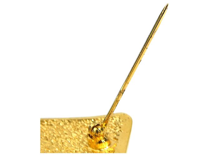 Spilla in metallo dorato Chanel D'oro - vista 8